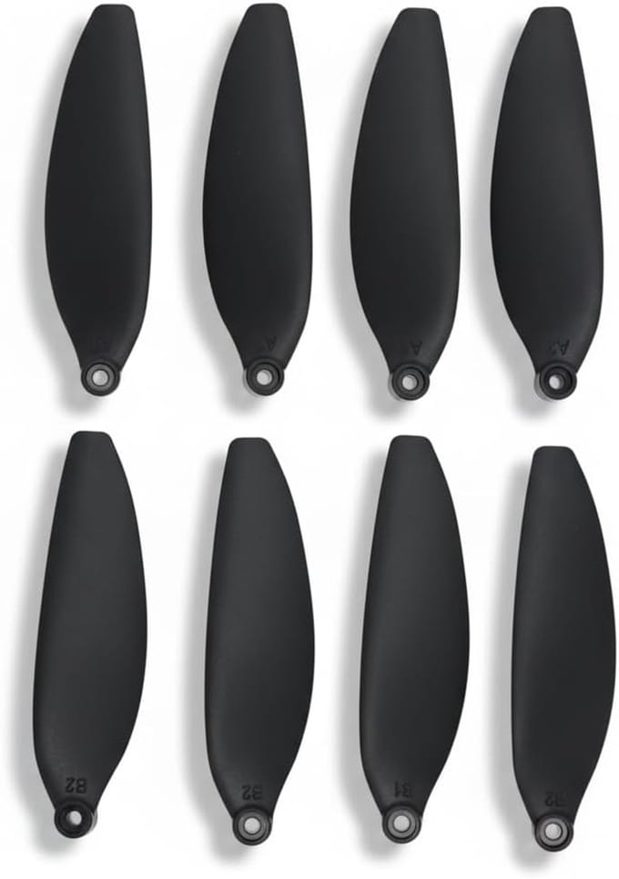 Vervangingskit met lage geluidspropellers - 7.1 cm drone - Propellers met schroeven voor mini serie E88 E58