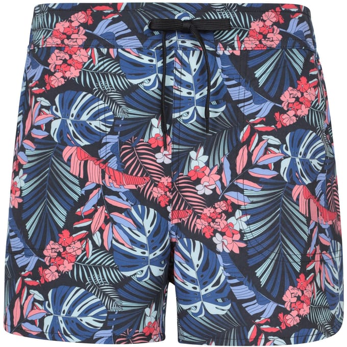 Mountain Warehouse Dames Bladerenprint Stretch Boardshorts (Gemengd)