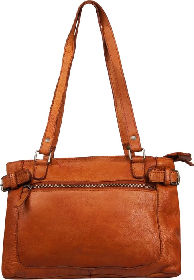 DSTRCT Kleine  Schoudertas / Crossbody Tas  Dames -  Leer - Harrington Road     -  Cognac
