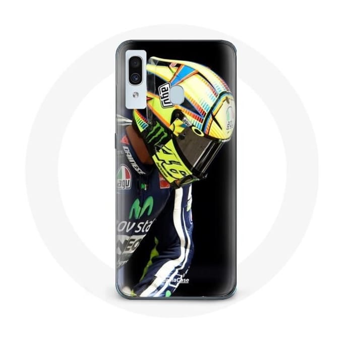 Coque - Valentino Rossi - Samsung Galaxy A20 - Souple - Noir - Protection