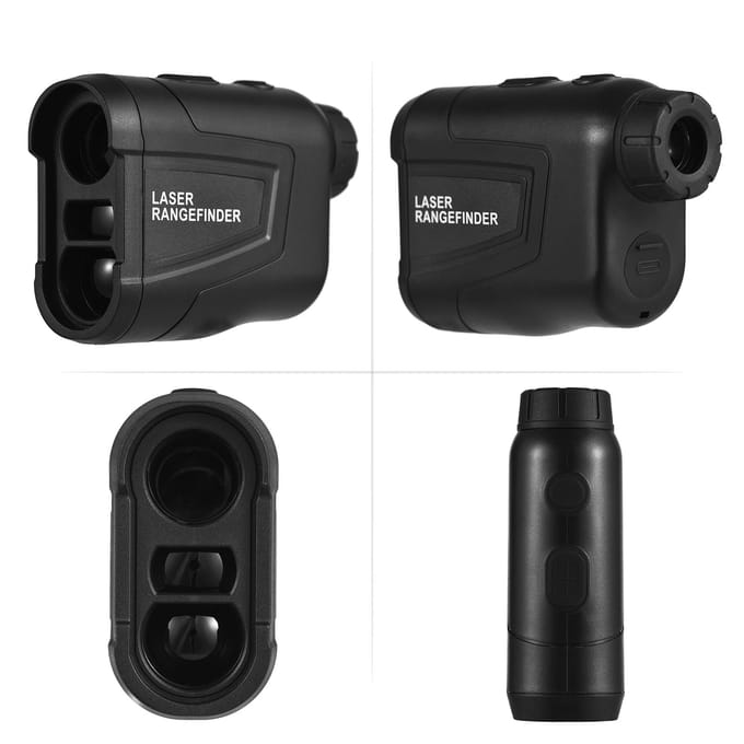 Télémètre de Golf avec pente + 90 degrés, étanche, 6X, mesure numérique de chasse, télescope monoculaire 800m blanc