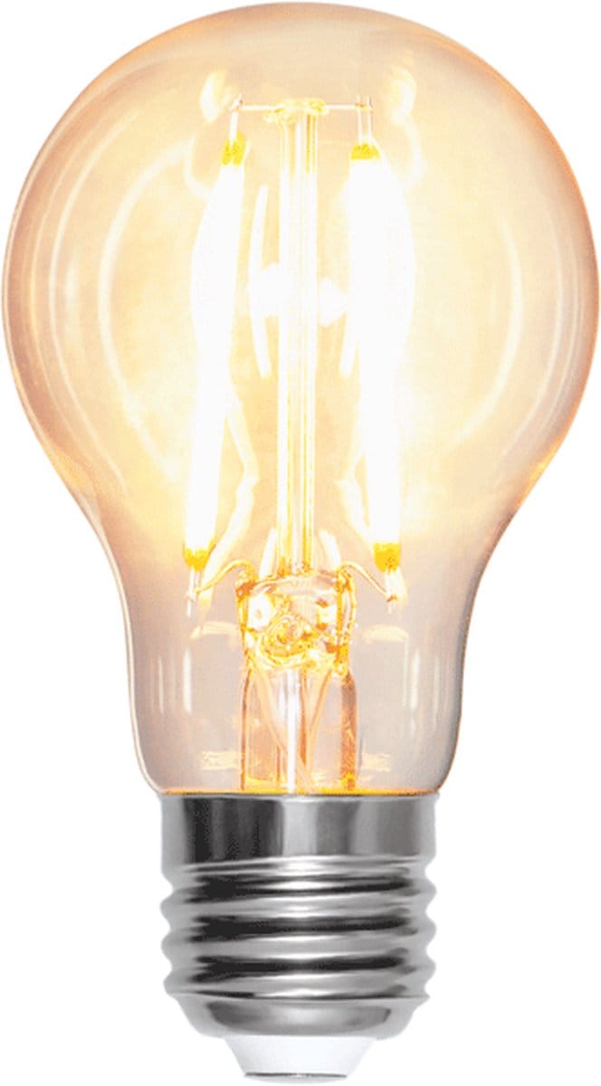 Standaard bol lamp - E27 - 8W - Extra Warm Wit - 2700K - Filament - Helder