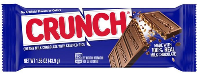 Crunch - Amerikaanse chocolade - 36 x 44 g