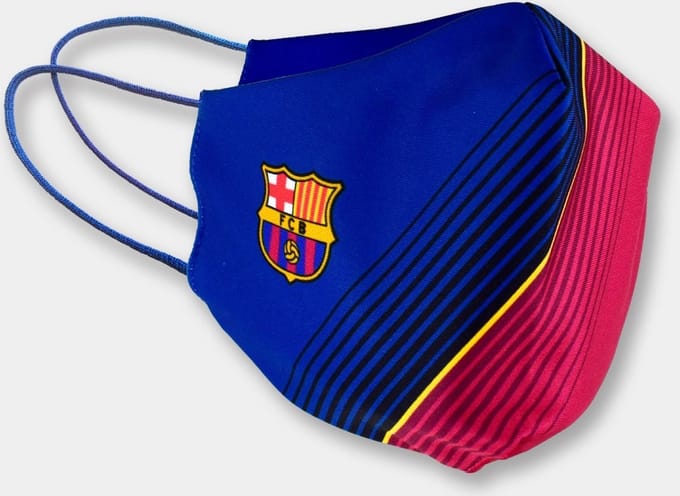 FC Barcelona Mondmasker – Herbruikbaar – Blauw
