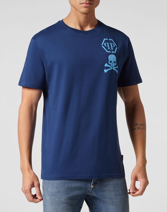 T-Shirt V-Hals Skull