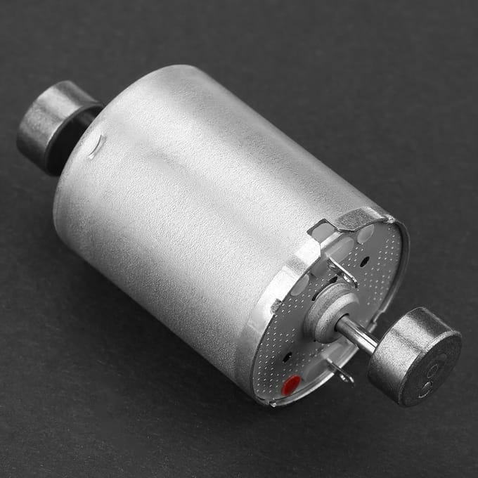 DC Dubbele As Sterke Trilling Trilmotor 12V 31mm Lengte