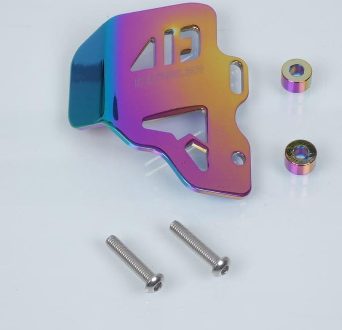 Protection maître cylindre AR chrome Doppler pour moto Rieju 50 MRT 2009 à 2017