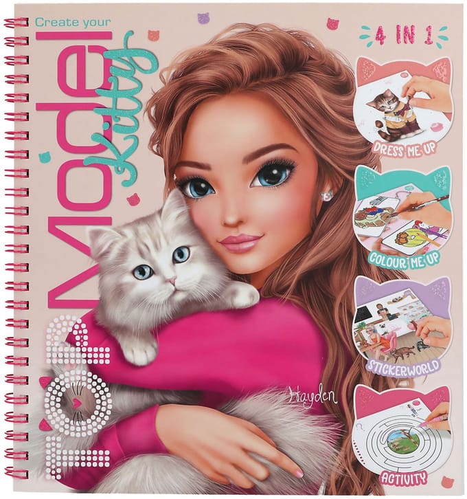 Depesche TOPModel Create your Kitty kleurboek Papierwaren