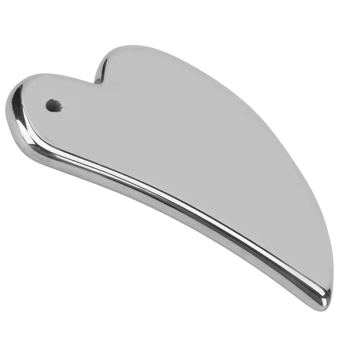 Pendentif Gua Sha en térahertz, mini-pierre énergétique de drainage lymphatique massante white