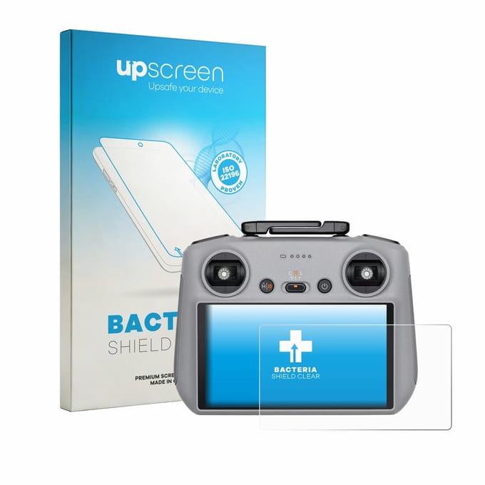 upscreen - Screenprotector voor DJI RC 2 2025 - Folie Beschermfolie transparant antibacterieel
