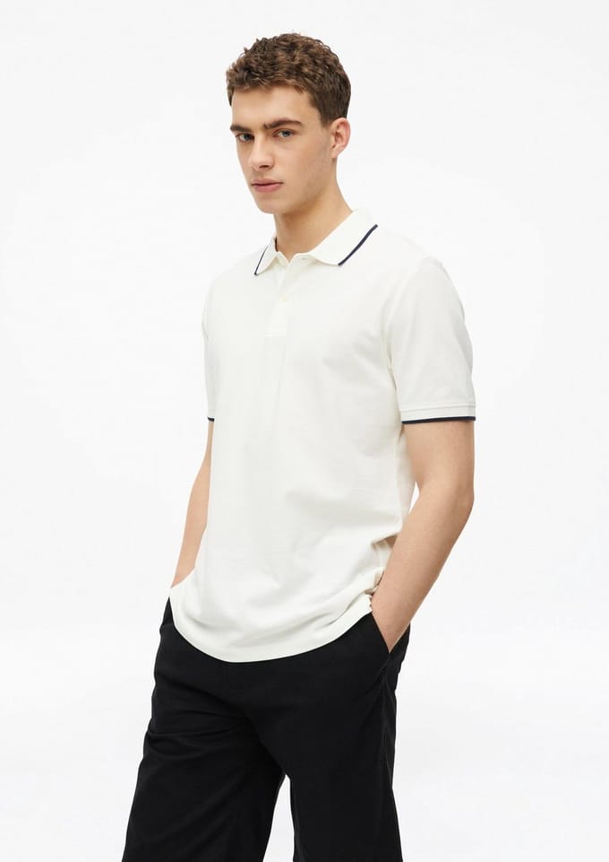 s.Oliver  Poloshirts White Taglia: XL | Magliette basic Outlet | Uomo | Bianco