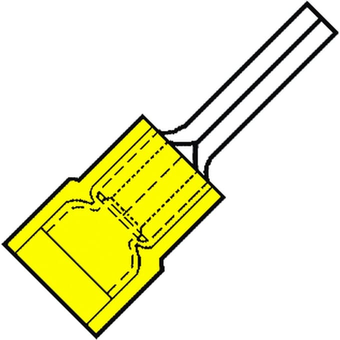 Nylon Geïsoleerde Pin Terminal P13.5 4.0-6.0mm2 - 156660 [100 Stukken]