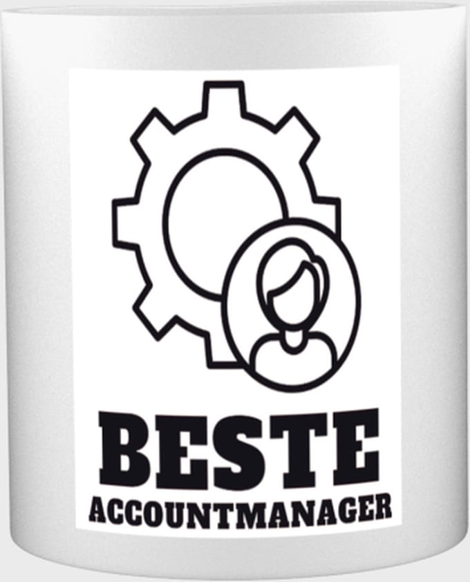 Beste accountmanager Mok met opdruk - beste accountmanager - collega - welkom - afscheid - 350 ML inhoud