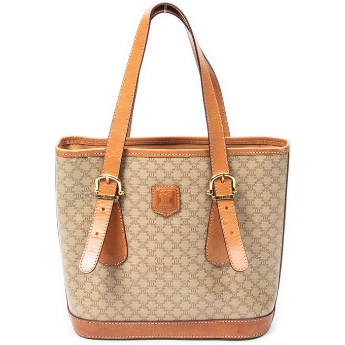 Vintage Small Shopping Tote  Schoudertas