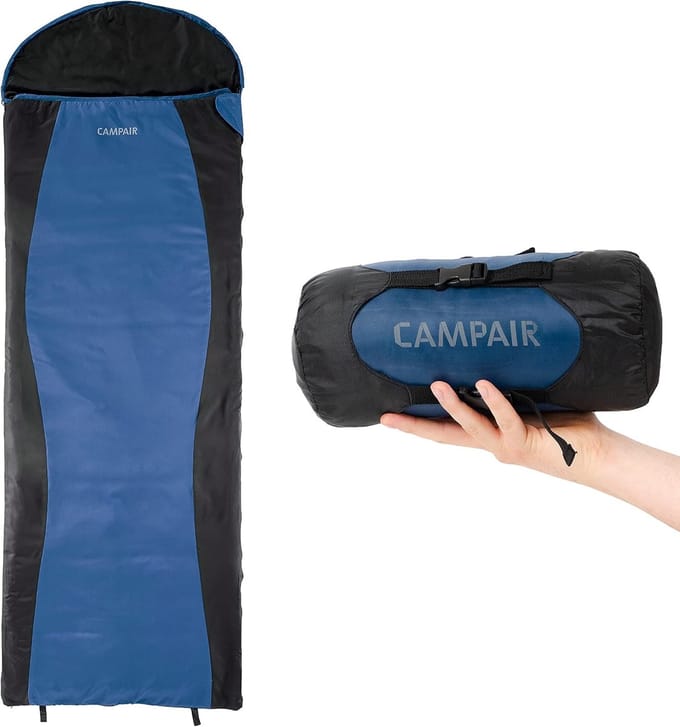 Slaapzak - dekenslaapzak met compressie draagtasje van CampAir