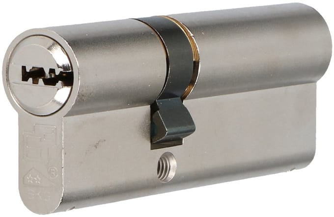 3 stuks - S2 veiligheidscilinder F6 30/50 SKG 2, dubbele profielcilinder (verschillend sluitend)
