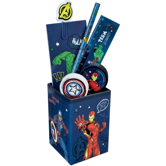 Undercover Avengers bureauset - 6-delig - stationery voor kinderen.