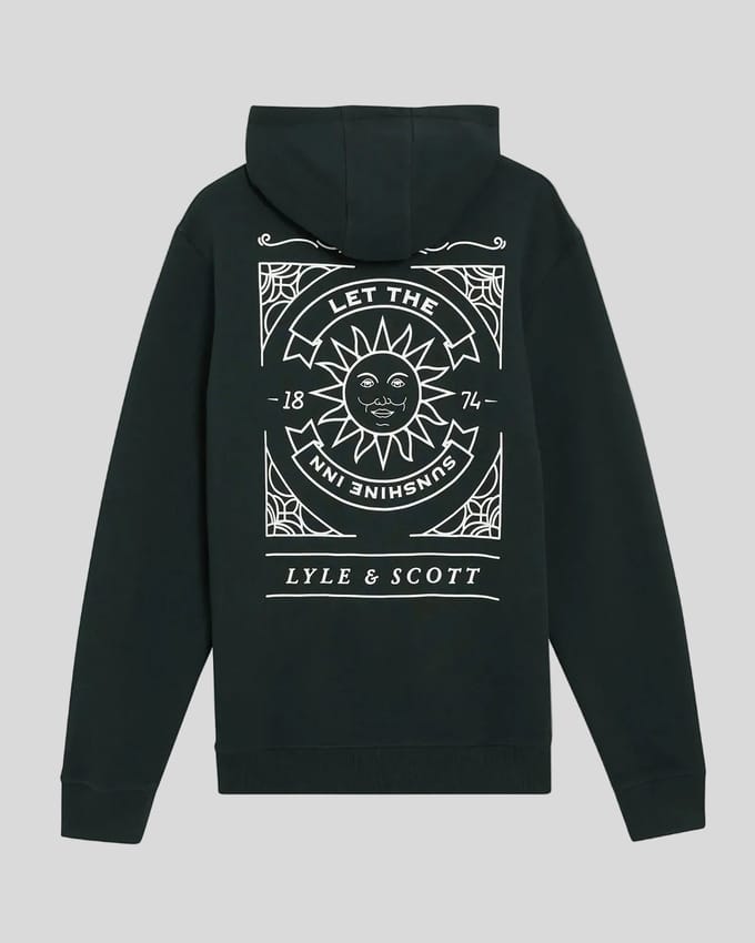 Lyle and Scott Sunshine in grfic hoodie -
