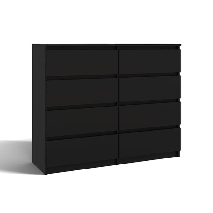 Malwa ladekast M8/140 ZWART