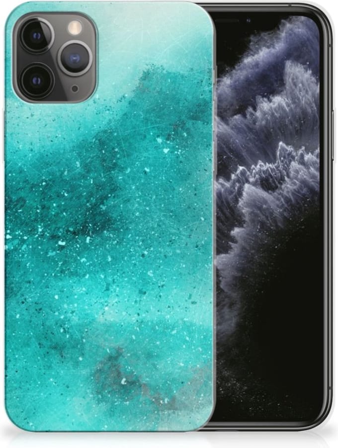 Hoesje maken Apple iPhone 11 Pro Painting Blue