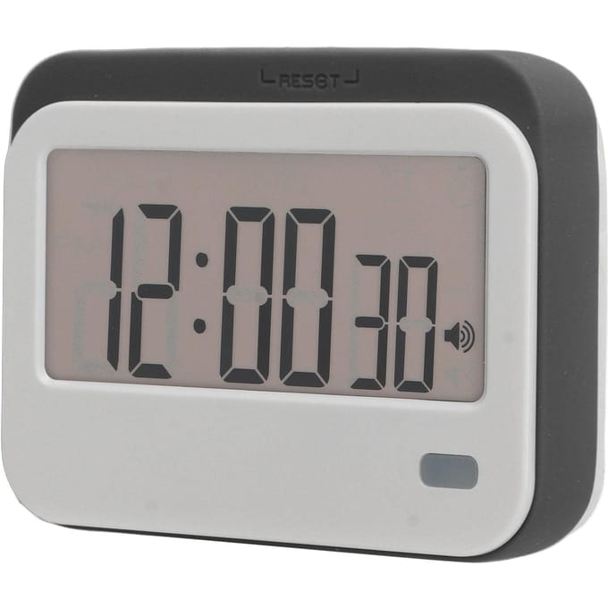 Grote Cijfers Digitale Timer Wekker Stil Kleine Digitale Keukentimer voor Koken Leren gray