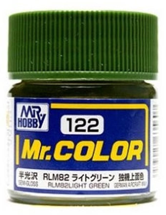 Gunze Mr. Hobby C-122 - Mr. Color 10 ml RLM82 Light Green - Lacquer Modelbouwverf