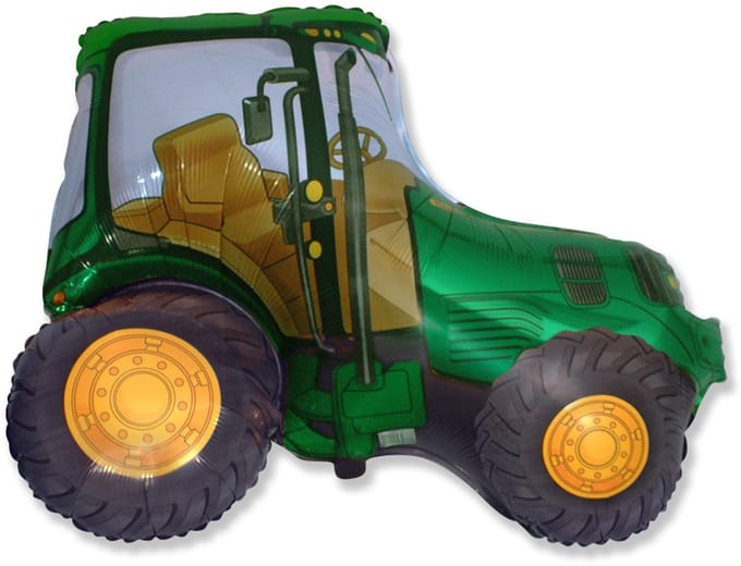 Folieballon 29 x 37 inch Tractorgroen