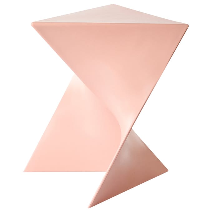 PECOS - Bijzettafel - Pastelroze - Synthetisch materiaal