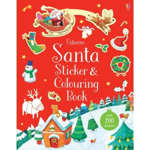 Santa Sticker And Colouring Book - Sticker And Colouring Book - Sam Taplin