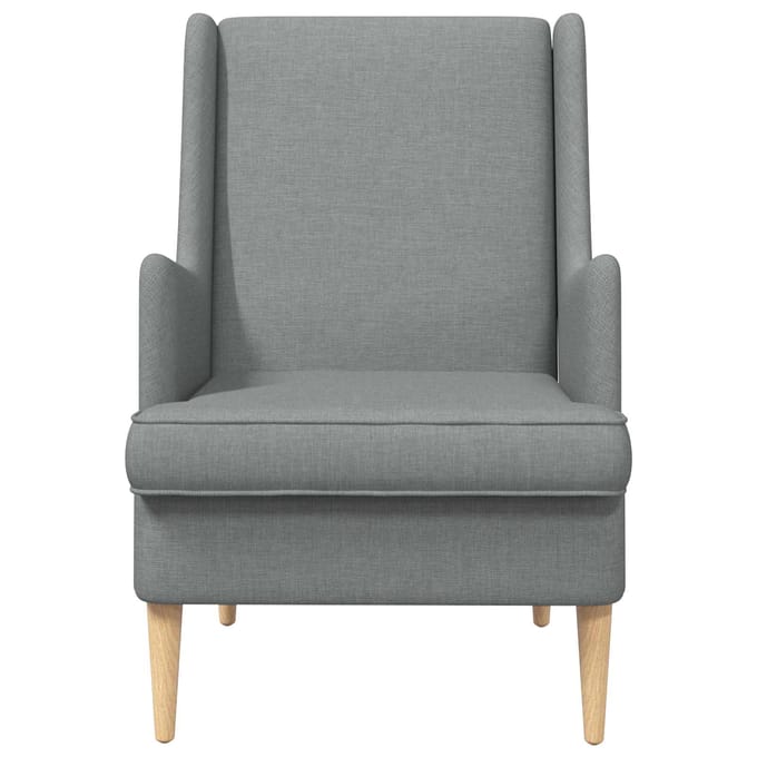 vidaXL - Fauteuil - Lichtgrijs - Stof