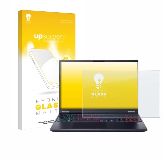 upscreen - Screenprotector voor Acer Predator Helios Neo 16 AI - Folie Beschermfolie Beschermglas matte