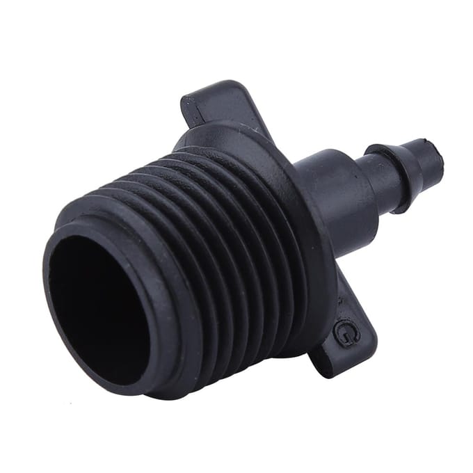 10 stuks 1/2  Tuit Slangkoppeling voor 4/7mm Druppelslang Capillaire Slang black