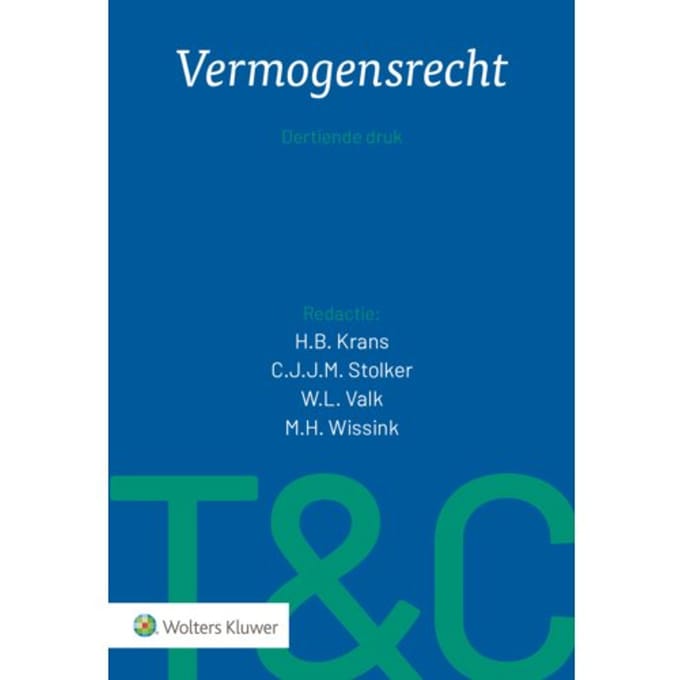 Vermogensrecht - Tekst & Commentaar