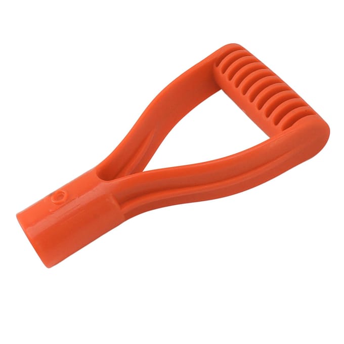 Spade Handle Plastic 32mm Inner Diameter D Grip Handle Shovel Handle Replacement for Snow Shovel noir