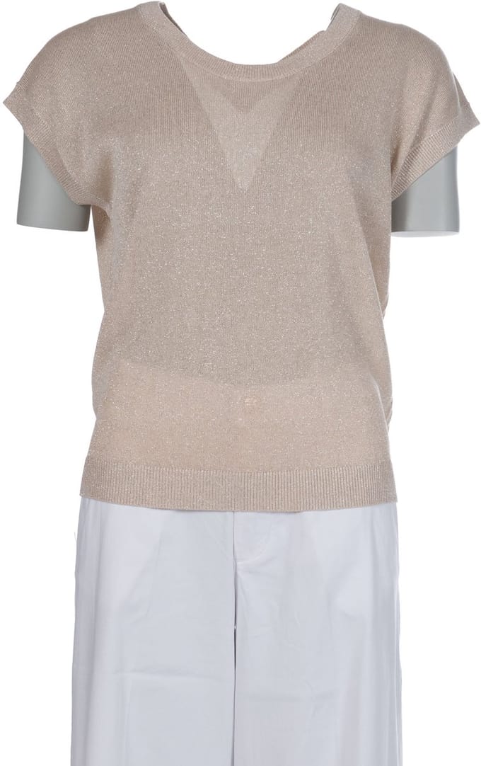 Beaumont Dion Pullover Tops & T-shirts Dames - Shirt - Beige - Maat XS