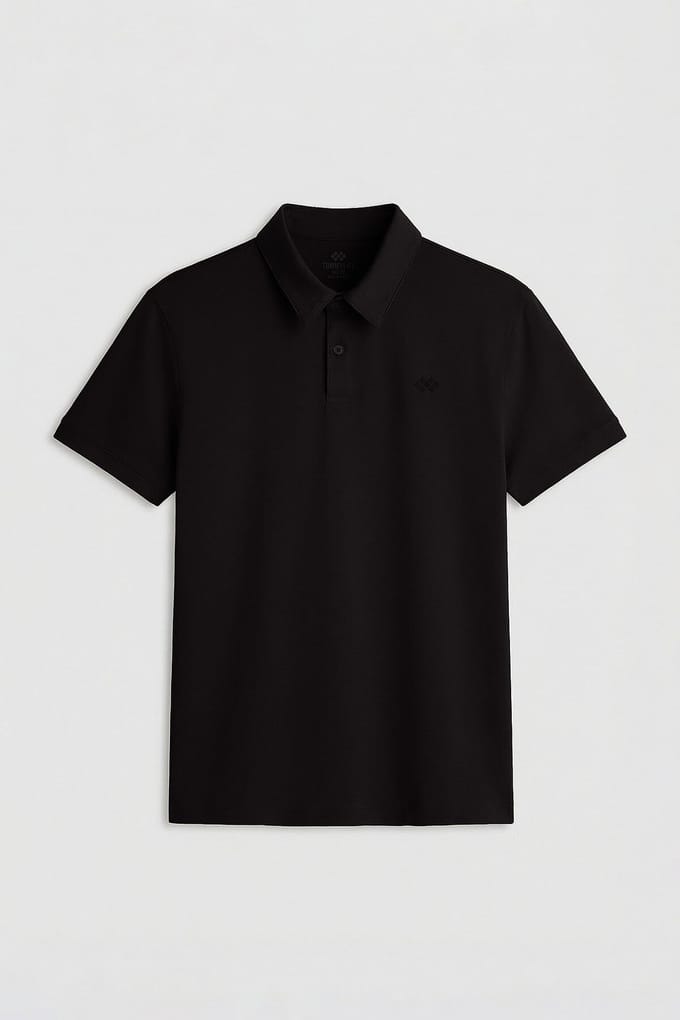 Heren Katoenen Elastaan Polo T-Shirt
