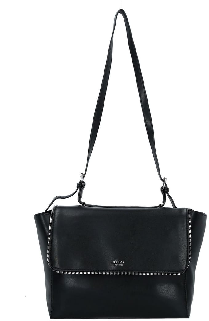 REPLAY schoudertas Shoulder Bag Black zwart