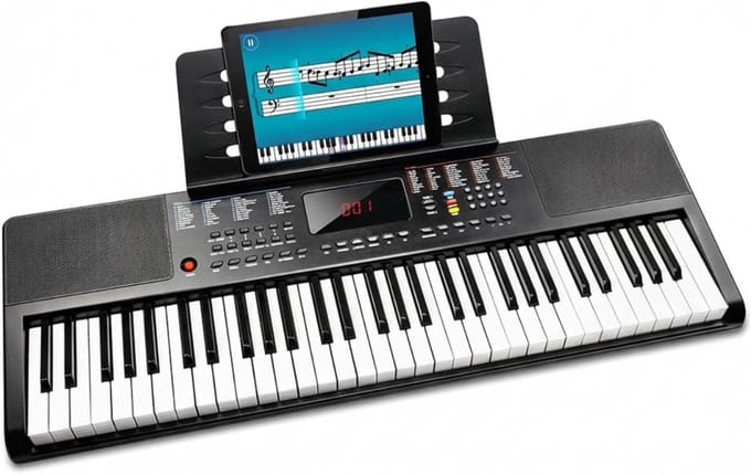 TIM® Keyboard Piano - Digitale Piano - Piano Keyboard - Zwart - 80cm x 28cm x 8cm