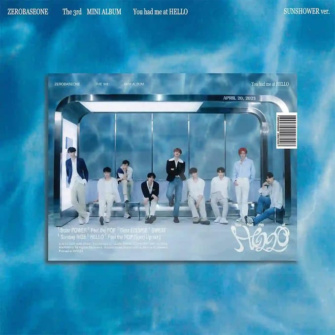 ZEROBASEONE - [JE HAD ME BIJ HELLO] 3e minialbum Sunshower
