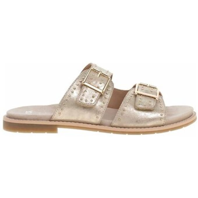 Ara - 1253608 ELBA-S - Dames slippers - Kleur: Wit/beige - Maat: 38