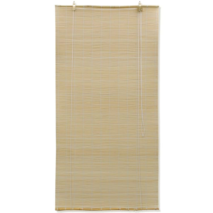 vidaXL - Rolgordijn - 150x220 - cm - bamboe - natuurlijk