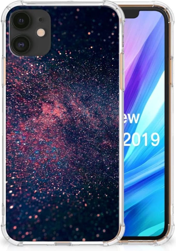 Back Cover voor Apple iPhone 11 Shockproof Case Stars
