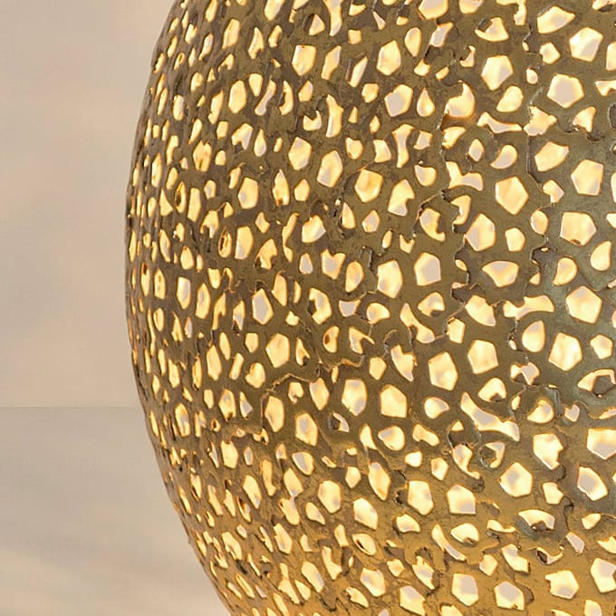 Holländer Tafellamp Lily Grande, Ø 43 cm, goud