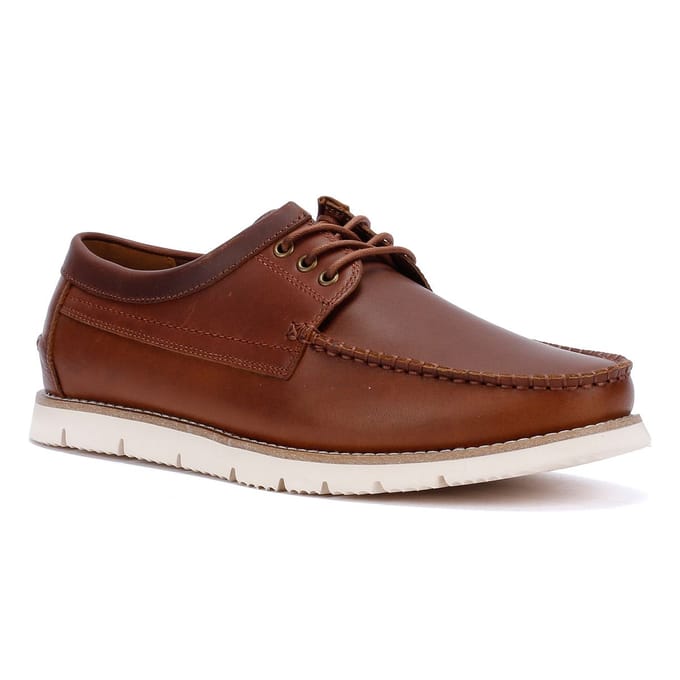 Ben Sherman Soho Heren Veterschoenen Van Bruin Suède
