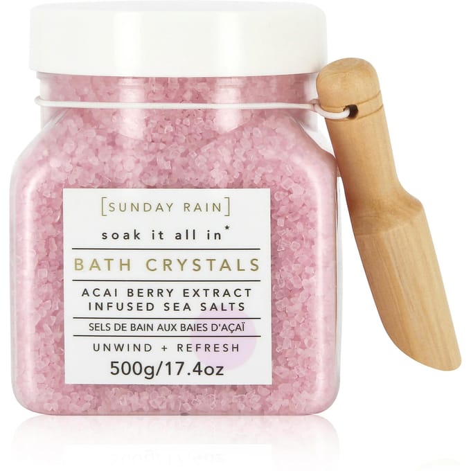 Sunday Rain Bath Crystals Acai Berry 500 g