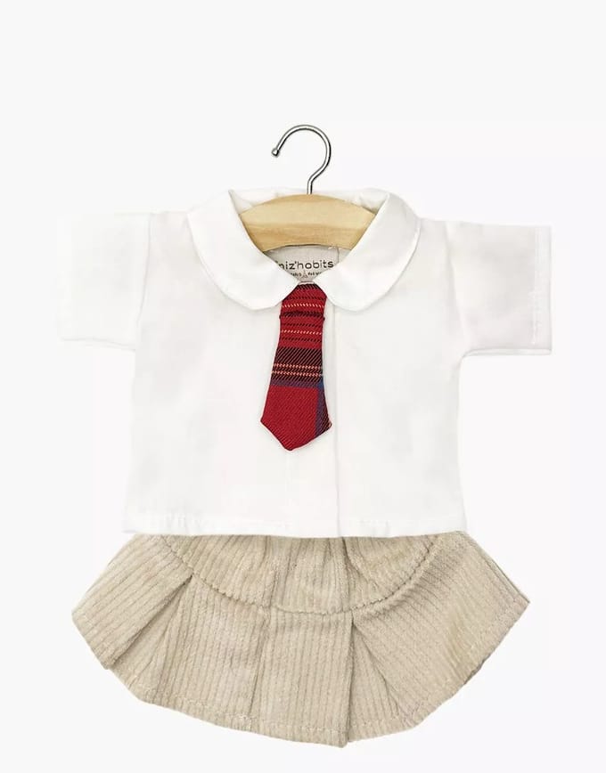Minikane Gordi Poppenkleding Kledingset Kate Beige 34 cm