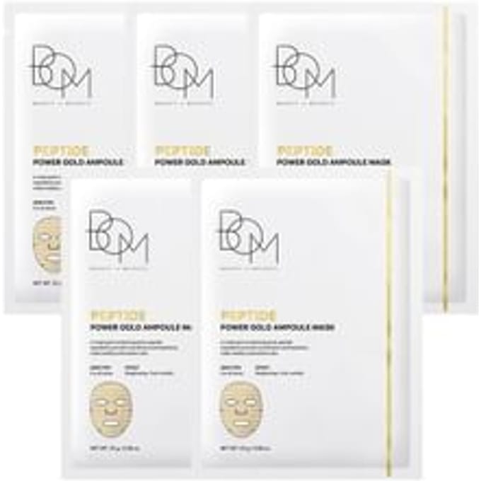 BOM - Peptide Power Gold Ampoule Mask Set 25g x 5 sheets