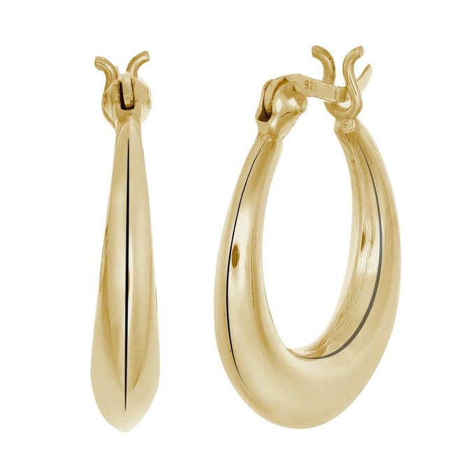 Oorbellen Classy Goudkleur Zilver Gold-Plated JE050G