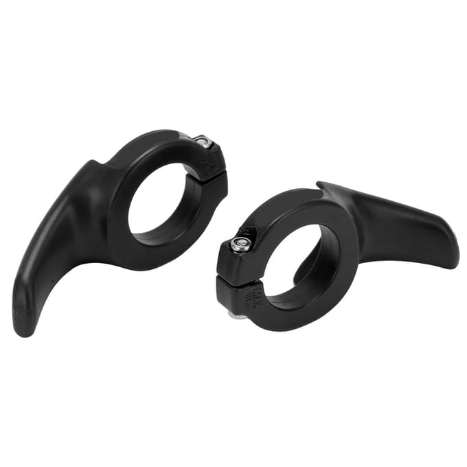 Enlee 1 Paar Mini Fiets Rust Stuur Universele Fiets Verlengde Barends voor MountainbikeZwart zwart