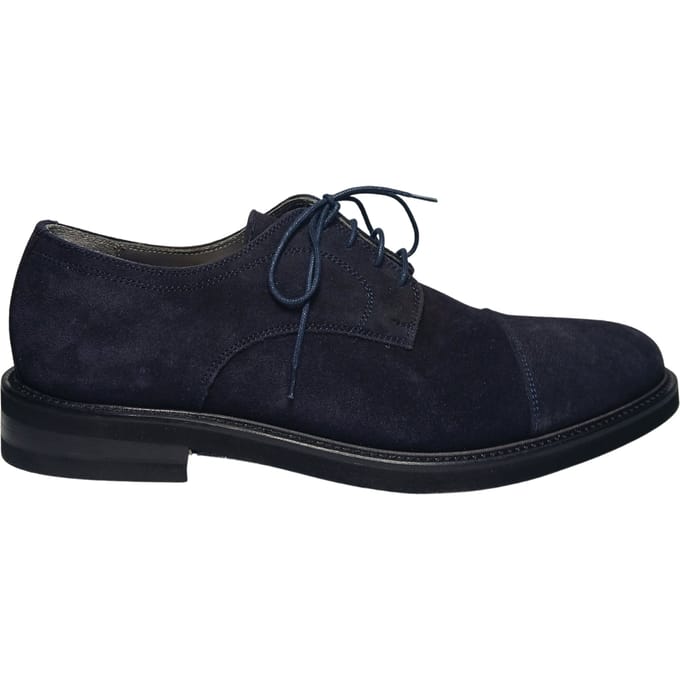 pb10173G9fcam750 Pollini Men Suede Blue